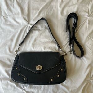 Coach Black Women's Shoulder Bag with Removable Strap